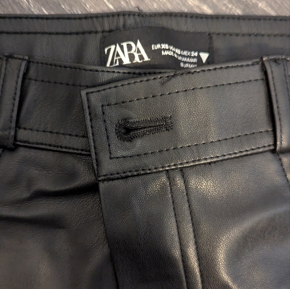 Faux leather Zara Pants - Picture 3 of 3